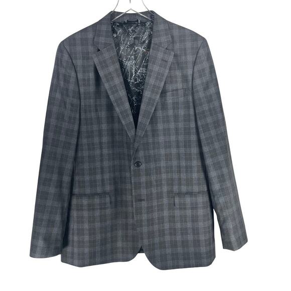 Nautica Modern Fit Two Button Double Vent Suit Jacket Blazer Sport Coat 44L - Picture 1 of 4